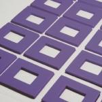 Thermally Conductive Grey High Temperature Silicone Rubber Pad With 0.3mm To