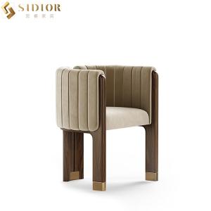 Quality Nordic Armrest Dining Chair Modern Luxury Restaurant Furniture wholesale