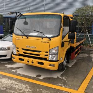 Quality 5 Tons KV600 Isuzu Japan Flatbed Truck Tow Truck Euro 5 Emission Standard wholesale