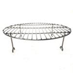 Non Stick 1.3kg 400mm Infrared Flat Stainless Charcoal Grill