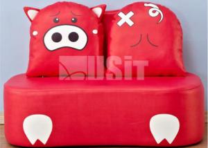 Quality Animal Peggy Pig Kids Lounge Couch , Child Sofa Seat Indoor Kids Furniture wholesale