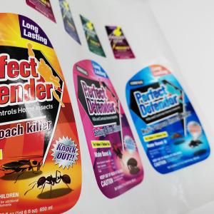 Quality PVC Films Chemical Products Labels Glossy Lamination Pet Bottle Labels wholesale