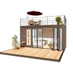 Galvanized Steel Main Structure Modern Luxury Chinese Prefabricated Steel Villa