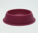 Round Custom Silicone Plastic Pet Bowls FDA Food Grade Eco - Friendly