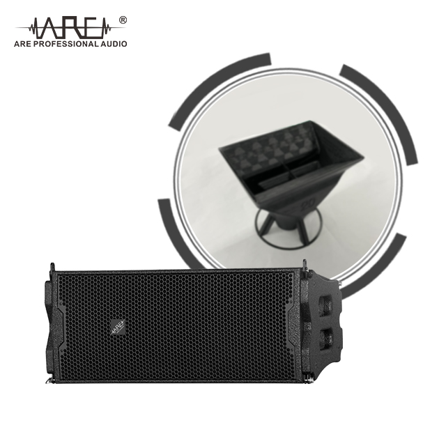 ARE AUDIO dual 12 inch high-performance outdoor line array speaker systems for open-air concerts