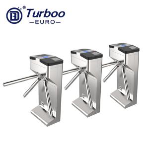 Quality ISO90001 24V 30W Electric Tripod Turnstile Gate With Card Reader wholesale