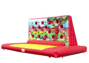 Quality Outdoor Inflatable Sports Games Boxing Wall 4.1 X 6.4 X 2.8 M 0.55mm Plato PVC Tarpaulins wholesale