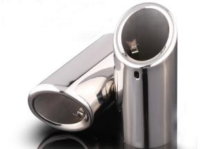 Quality 304 Stainless Steel Car 2pcs Exhaust Muffler Tip Pipe wholesale
