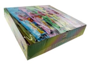 Quality 20g Chewy Gummy Candy Double Tube Center Filled Sour Gummy Stick Candy wholesale