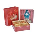 Factory Wholesale Custom Large Size Food Packaging Tin Can Mooncake Tin Can Gift