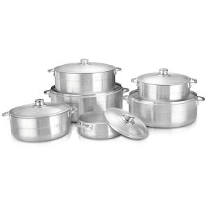 Quality EU Aluminum Eco Friendly Aluminum Cookware Sets With Lid Sustainable wholesale