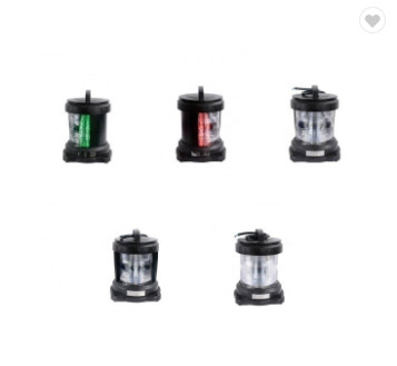 5NM Boat Portable Marine Navigation Lights , 225degree Starboard Colour Light