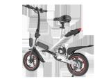 Intelligent City Portable Folding Electric Bike 12 Inch With High Carbon Steel