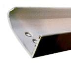 High Accuracy Industrial Doors Parts 2 Inch Galvanized Steel Vertical Track