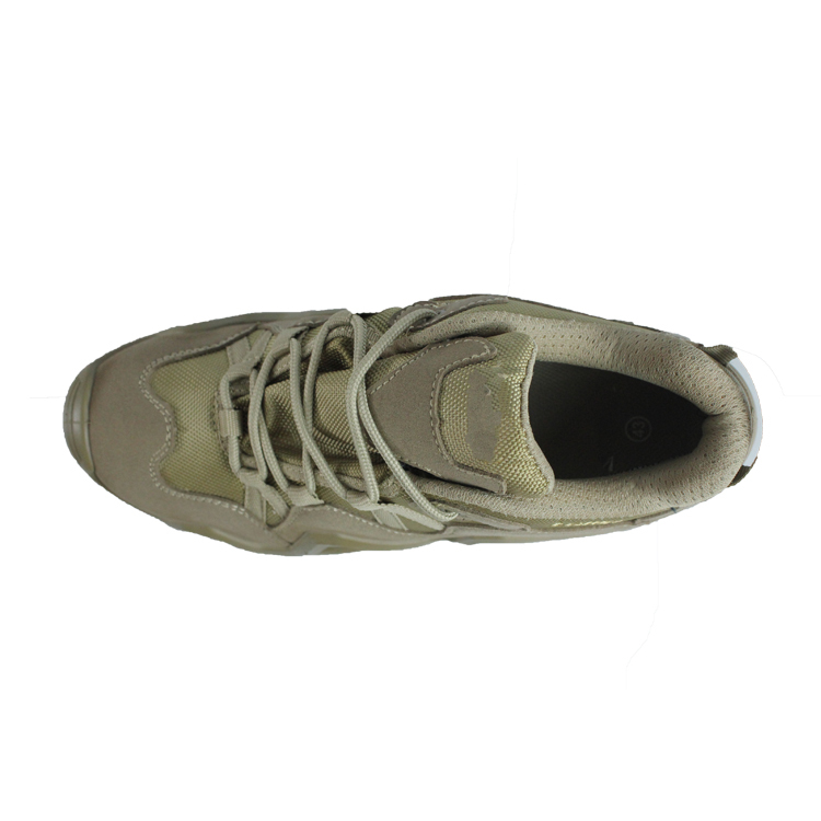 Round Toe Style Army Boots for Men and Women 36-47 Sizes Suede Cow Leather Oxford Fabric Upper