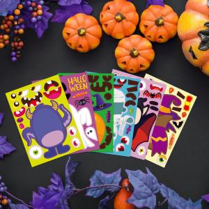 Quality Oil Glue Cute Halloween Stickers Witch Bumper Stickers Environmental Protection wholesale