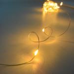 IP44 5M 10M Battery Operated 8 Mode Timer LED Copper Wire String Light