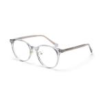 Myopia Female TR90 Material Glasses Trendy Net Red Round Blue Plate Flat Mirror