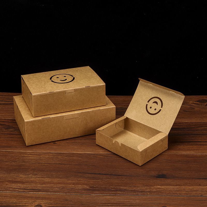 White Cardboard Paper Packaging Food Box for Restaurant Fast Food Snack Fried Chips Chicken Box