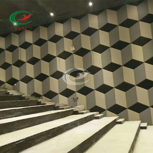 Durable Decorative Acoustic Sound Tiles Mildewproof Lightweight