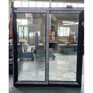 Quality Black Bifold UPVC Sliding Window And Door For Balcony ISO9001 Certificated wholesale