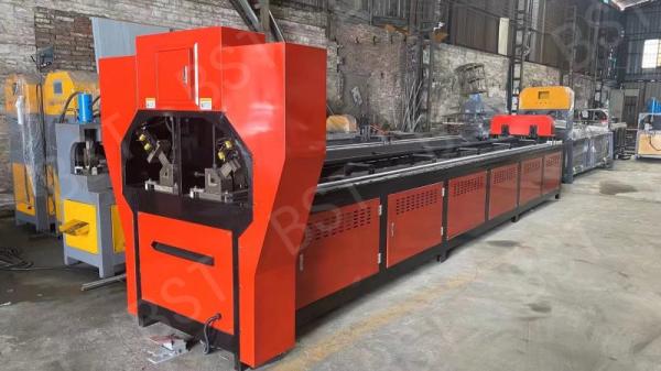 Dual Heads CNC Tube Punching Machine PLC Control For Sheet Metal Stainless Steel