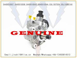 Quality BOSCH GENUINE COMMON RAIL FUEL PUMP 0445010507 0445010508 0445010543 0445010546 03L130755A 03L130851AX 0986437407 wholesale