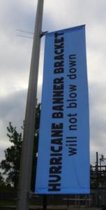 Quality street adv banner light pole bracket banner holder wholesale