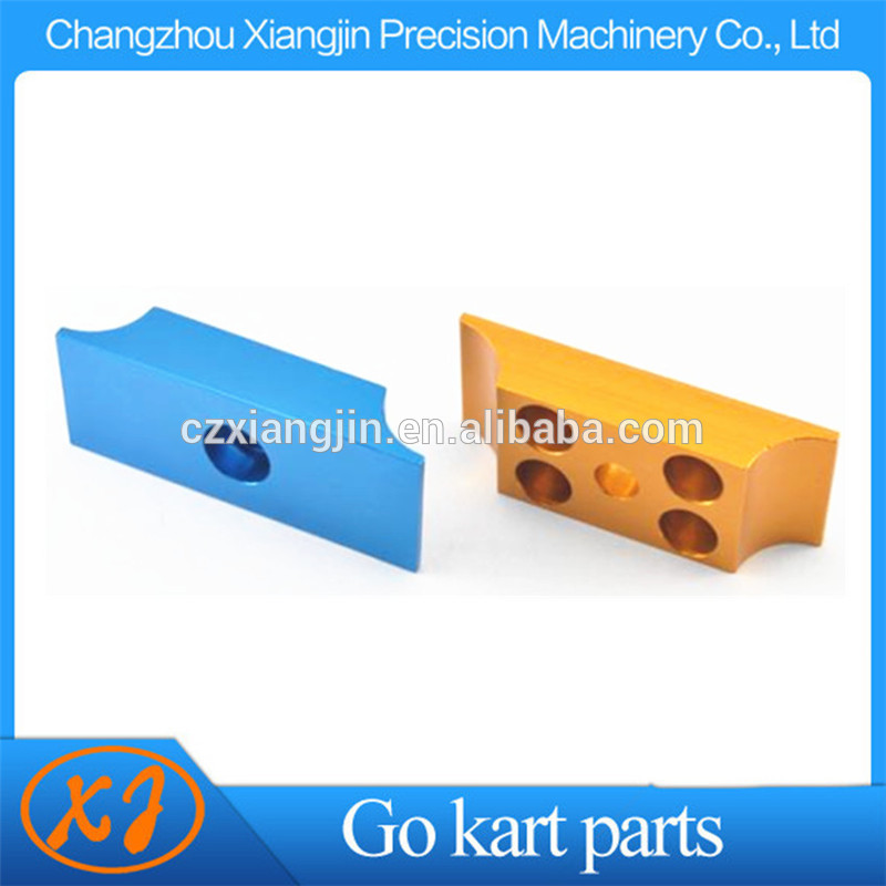 CNC Machined Anodized 28mm 30mm 32mm Go Kart Enigne Mount Lower Clamp