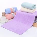 Plain Pink 200gsm Quick Dry Microfiber Face Cloth