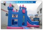 Lovely Indoor / Outdoor Princess Bounce House Inflatable With Slide For Little