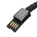 Fast Usb Leather Charging Cable , Bracelet Data Charging Cable CFT-B21