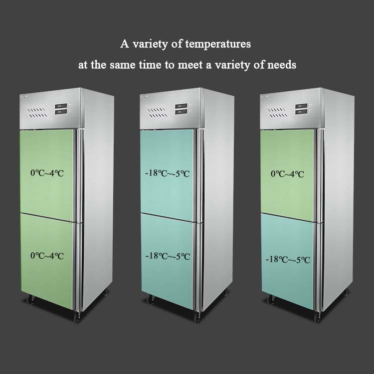 1350L Upright Refrigerator Freezer Ultra Large Capacity Commercial Glass Door