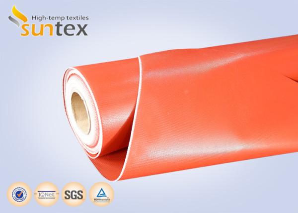 3732 Red Thermal Insulation Fabric Fireproof Fiberglass Cloth Silicone Rubber