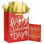 Full Print Competitive Special Valentine's Day Luxury Red Gift Shopping Paper