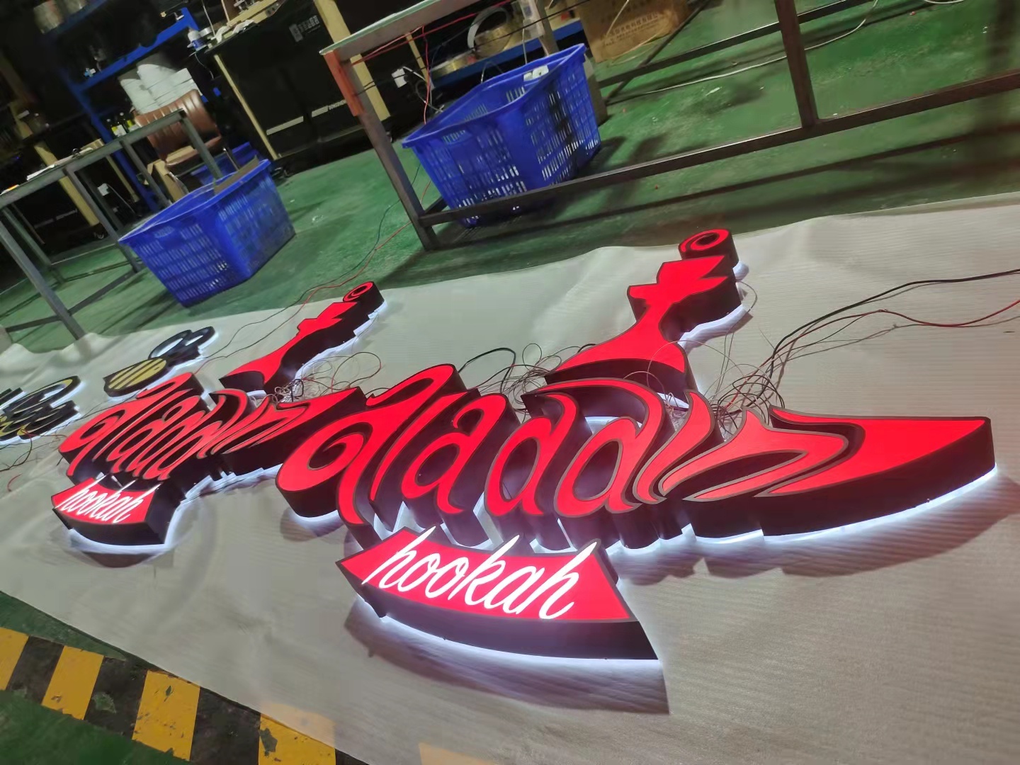 Custom Outdoor Building Signs Illuminated Lettre Rgb Led Frontlit And Backlit 3d Led Channel Letter Signs