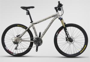 Quality Tianjin manufacture High grade 26&quot; Titanium alloy mountain bike OEM with Shimano 30 speed wholesale