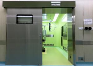 Quality Medical Operating Room Automatic Hermetic Sliding Door Stainless Steel wholesale