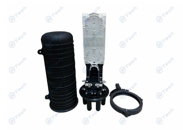 Cheap Heat Shrink Dome Fiber Optic Splice Case , 144 Cores Outdoor Fiber Enclosure for sale