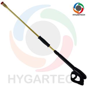 Quality Brass High Pressure Washing Gun With Extra Long Extension Tube For Road Cleaning Bus Washer Regular wholesale