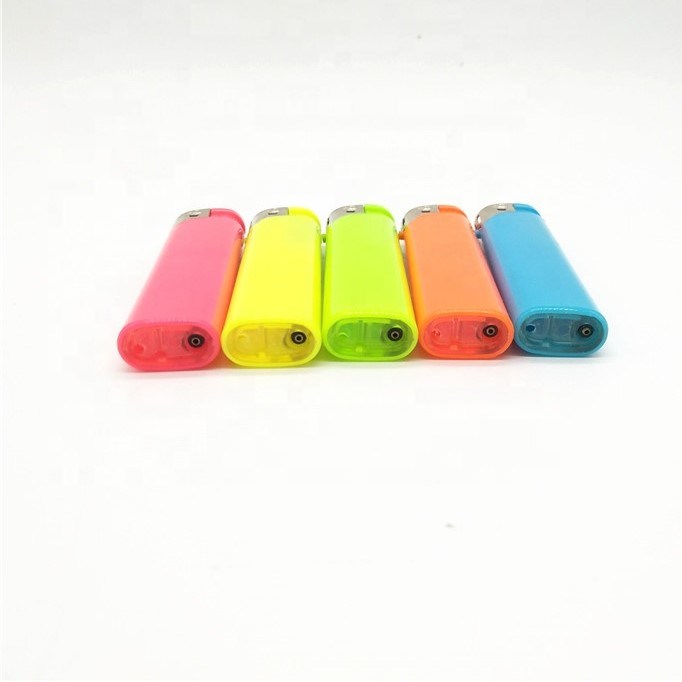 Rubber Color Cr Long Electric Lighter for Wholesale