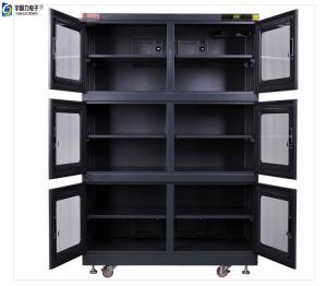 Quality Anti - ESD Drying Proof Desiccant Dry Box Double Door Black 435L wholesale