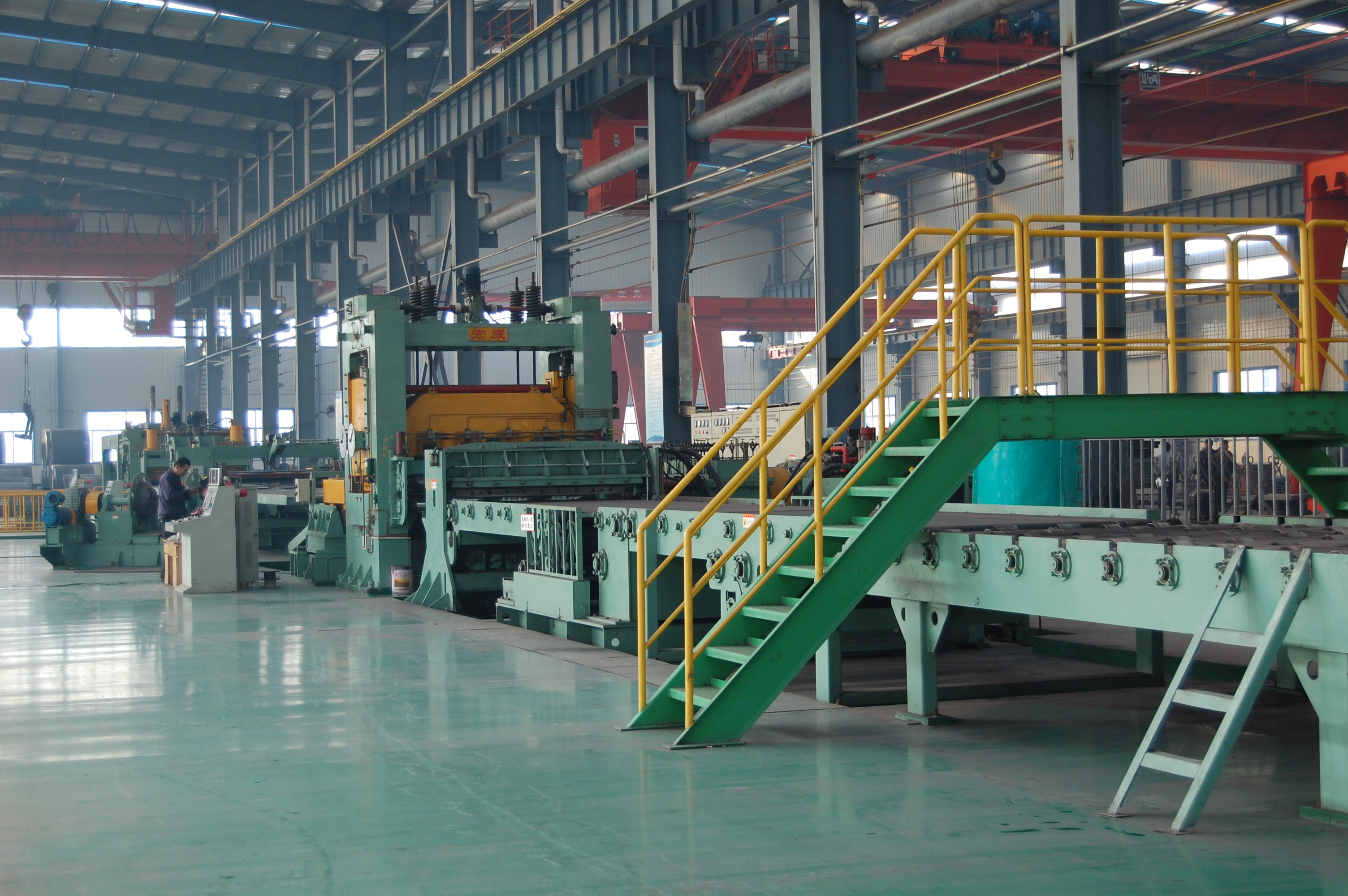 Automatic Cross Cutting Line for Hot Rolled Steel Coil at 101500*13225*1100mm Size