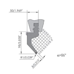 Quality Customizable Press Brake Punches Hydraulic Metal Bending Dies wholesale
