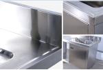 Silver 0.4-1.2mm Stainless Steel Storage Cabinets