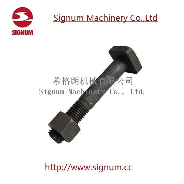 Track Bolt For Fishplate, UIC Standard Track Bolt , Railway Track Bolt