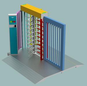 Quality Anti Following RFID Access SUS316 24V Full Body Turnstile wholesale