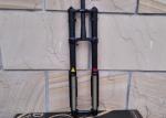 Downhill Suspension Custom Bike Forks Black Dual - Crown Inverted 8 Inch