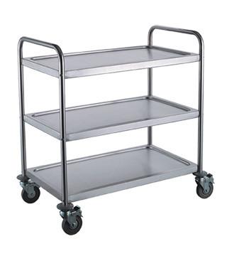 Cheap Disassembly-Assembly Type Round Tube Stainless Steel Trolley Welding-type Square Tube Stainless Steel Trolley for sale