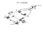 Hot Dip Galvanized Double SHAFT 8.65m Boat Trailers FRPYS850R